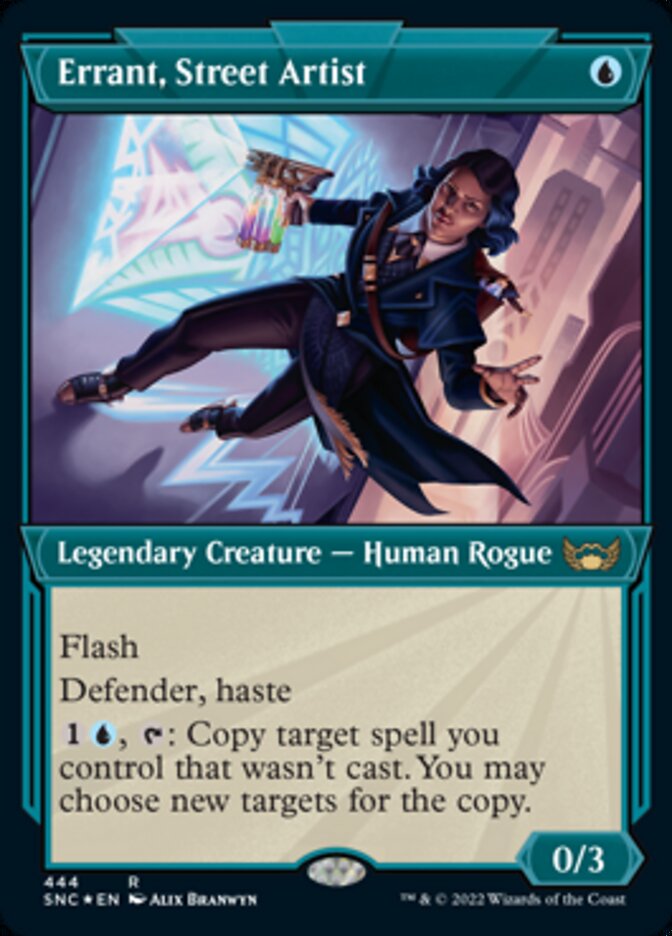 Errant, Street Artist (Showcase Art Deco Foil Etched) [Streets of New Capenna] - Magic: The Gathering - Card Brawlers | Quebec | Canada |