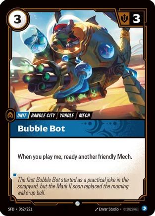 Bubble Bot (062/221) - Spiritforged - Spiritforged - Card Brawlers | Quebec | Canada |