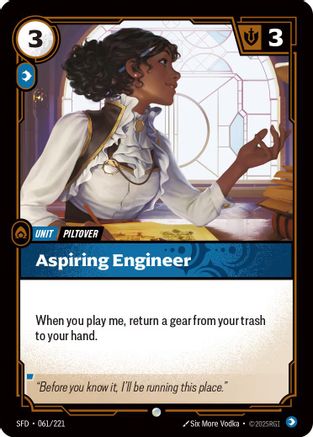 Aspiring Engineer (061/221) - Spiritforged Foil - Spiritforged - Card Brawlers | Quebec | Canada |