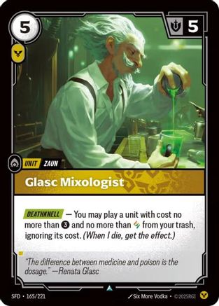 Glasc Mixologist (165/221) - Spiritforged - Spiritforged - Card Brawlers | Quebec | Canada |