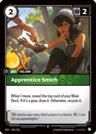Apprentice Smith (041/221) - Spiritforged - Spiritforged - Card Brawlers | Quebec | Canada |
