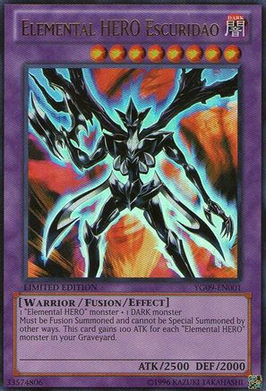 Héros élémentaire Escuridao [YG09-EN001] Ultra Rare 