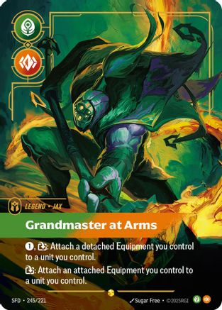 Jax - Grandmaster At Arms (Overnumbered) (245/221) - Spiritforged Foil - Spiritforged - Card Brawlers | Quebec | Canada |