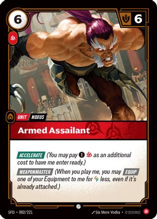 Armed Assailant (002/221) - Spiritforged - Spiritforged - Card Brawlers | Quebec | Canada |