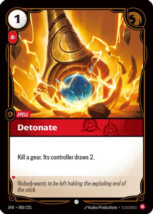 Detonate (005/221) - Spiritforged - Spiritforged - Card Brawlers | Quebec | Canada |