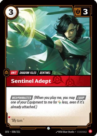 Sentinel Adept (008/221) - Spiritforged - Spiritforged - Card Brawlers | Quebec | Canada |
