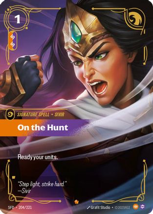 On the Hunt (204/221) - Spiritforged Foil - Spiritforged - Card Brawlers | Quebec | Canada |