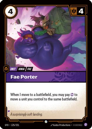 Fae Porter (125/221) - Spiritforged - Spiritforged - Card Brawlers | Quebec | Canada |
