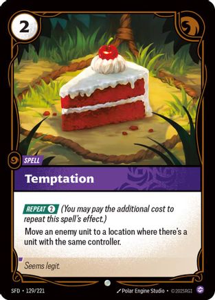 Temptation (129/221) - Spiritforged - Spiritforged - Card Brawlers | Quebec | Canada |