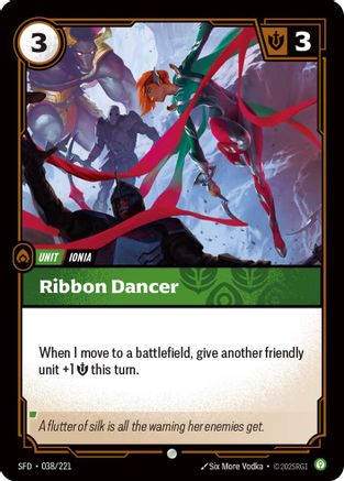 Ribbon Dancer (038/221) - Spiritforged Foil - Spiritforged - Card Brawlers | Quebec | Canada |
