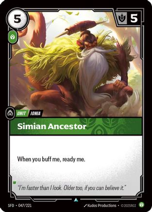 Simian Ancestor (047/221) - Spiritforged Foil - Spiritforged - Card Brawlers | Quebec | Canada |