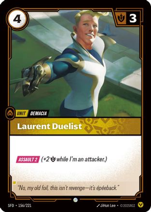 Laurent Duelist (156/221) - Spiritforged Foil - Spiritforged - Card Brawlers | Quebec | Canada |