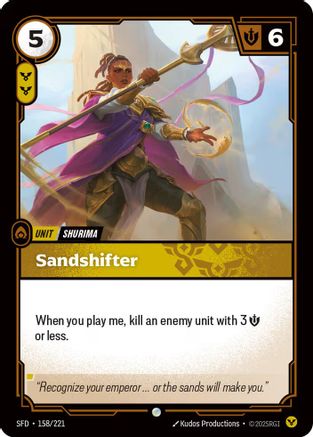 Sandshifter (158/221) - Spiritforged - Spiritforged - Card Brawlers | Quebec | Canada |
