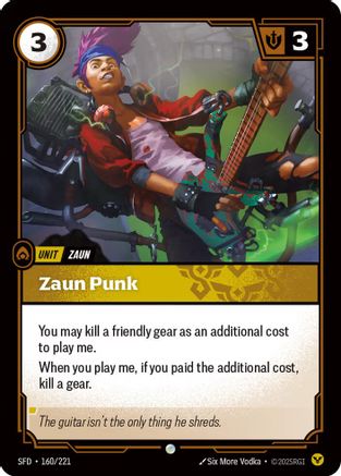 Zaun Punk (160/221) - Spiritforged - Spiritforged - Card Brawlers | Quebec | Canada |