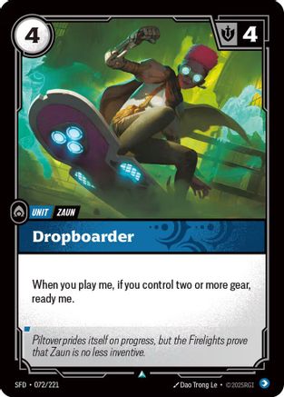 Dropboarder (072/221) - Spiritforged Foil - Spiritforged - Card Brawlers | Quebec | Canada |