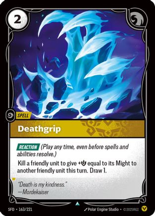 Deathgrip (163/221) - Spiritforged - Spiritforged - Card Brawlers | Quebec | Canada |