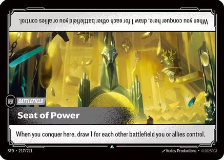 Seat of Power (217/221) - Spiritforged Foil - Spiritforged - Card Brawlers | Quebec | Canada |