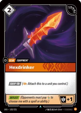 Hexdrinker (102/221) - Spiritforged - Spiritforged - Card Brawlers | Quebec | Canada |