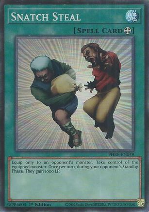 Snatch Steal [PHRE-EN049] Collector's Rare - Phantom Revenge - Card Brawlers | Quebec | Canada |