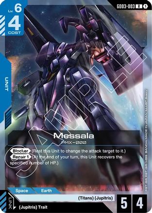 Messala (GD03-003) - Steel Requiem Holofoil
