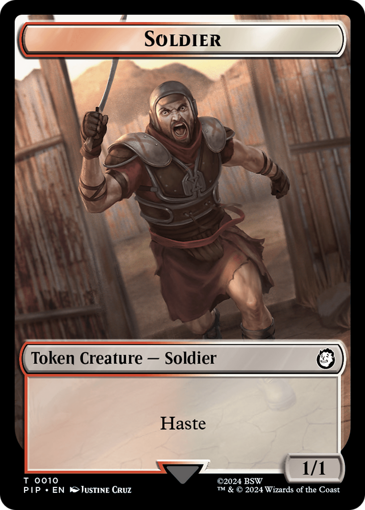 Junk // Soldier (0010) Double-Sided Token [Fallout Tokens] - Magic: The Gathering - Card Brawlers | Quebec | Canada |