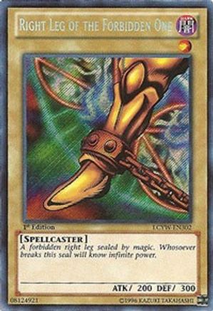 Right Leg of the Forbidden One [LCYW-EN302] Secret Rare - Yu-Gi-Oh! - Card Brawlers | Quebec | Canada |