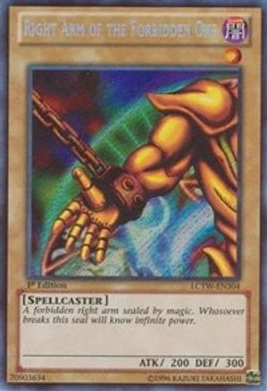 Right Arm of the Forbidden One [LCYW-EN304] Secret Rare - Yu-Gi-Oh! - Card Brawlers | Quebec | Canada |