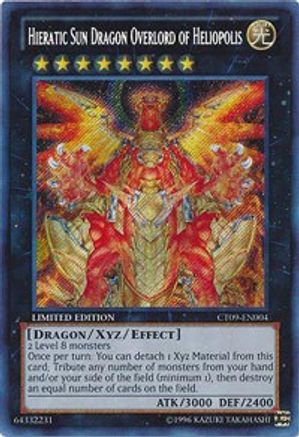 Hieratic Sun Dragon Overlord of Heliopolis [CT09-EN004] Secret Rare - Yu-Gi-Oh! - Card Brawlers | Quebec | Canada |