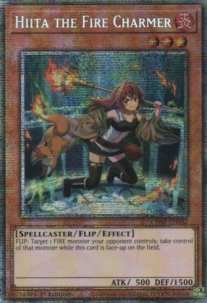 Hiita the Fire Charmer [CH02-EN002] Starlight Rare - THE CHRONICLES DECK: Spirit Charmers (All-Foil Edition) - Card Brawlers | Quebec | Canada |
