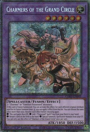 Charmers of the Grand Circle [CH02-EN041] Starlight Rare - THE CHRONICLES DECK: Spirit Charmers (All-Foil Edition) - Card Brawlers | Quebec | Canada |