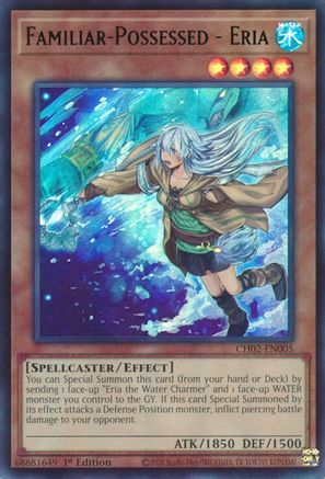 Familiar-Possessed - Eria [CH02-EN005] Ultra Rare - THE CHRONICLES DECK: Spirit Charmers (All-Foil Edition) - Card Brawlers | Quebec | Canada |