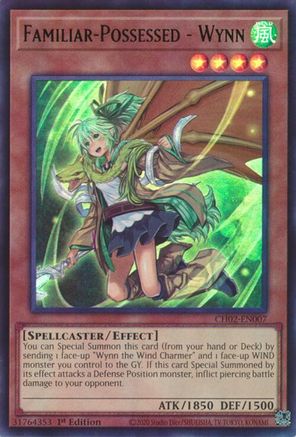 Familiar-Possessed - Wynn [CH02-EN007] Ultra Rare - THE CHRONICLES DECK: Spirit Charmers (All-Foil Edition) - Card Brawlers | Quebec | Canada |