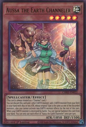 Aussa the Earth Channeler [CH02-EN012] Ultra Rare - THE CHRONICLES DECK: Spirit Charmers (All-Foil Edition) - Card Brawlers | Quebec | Canada |