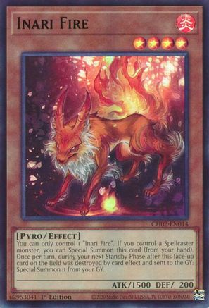 Inari Fire [CH02-EN014] Ultra Rare - THE CHRONICLES DECK: Spirit Charmers (All-Foil Edition) - Card Brawlers | Quebec | Canada |