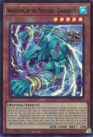 Awakening of the Possessed - Gagigobyte [CH02-EN017] Ultra Rare - THE CHRONICLES DECK: Spirit Charmers (All-Foil Edition) - Card Brawlers | Quebec | Canada |