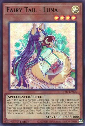 Fairy Tail - Luna [CH02-EN026] Ultra Rare - THE CHRONICLES DECK: Spirit Charmers (All-Foil Edition) - Card Brawlers | Quebec | Canada |