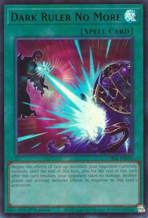 Dark Ruler No More [CH02-EN035] Ultra Rare - THE CHRONICLES DECK: Spirit Charmers (All-Foil Edition) - Card Brawlers | Quebec | Canada |