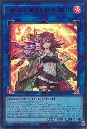 Hiita the Fire Charmer, Ablaze [CH02-EN043] Ultra Rare - THE CHRONICLES DECK: Spirit Charmers (All-Foil Edition) - Card Brawlers | Quebec | Canada |