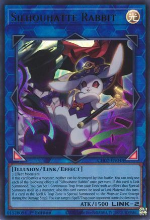 Silhouhatte Rabbit [CH02-EN048] Ultra Rare - THE CHRONICLES DECK: Spirit Charmers (All-Foil Edition) - Card Brawlers | Quebec | Canada |