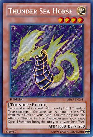 Thunder Sea Horse [ABYR-EN098] Secret Rare - Yu-Gi-Oh! - Card Brawlers | Quebec | Canada |