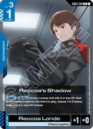 Reccoa's Shadow (GD03-104) - Steel Requiem