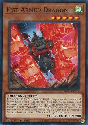 Fist Armed Dragon [BPRO-EN028] Common - Burst Protocol - Card Brawlers | Quebec | Canada |