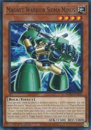 Magnet Warrior Sigma Minus [BPRO-EN006] Common - Burst Protocol - Card Brawlers | Quebec | Canada |