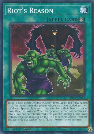Riot's Reason [BPRO-EN069] Common - Burst Protocol - Card Brawlers | Quebec | Canada |