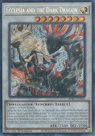 Ecclesia and the Dark Dragon [BPRO-EN041] Secret Rare - Burst Protocol - Card Brawlers | Quebec | Canada |