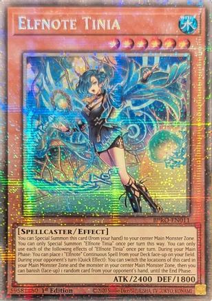 Elfnote Tinia [BPRO-EN011] Starlight Rare - Burst Protocol - Card Brawlers | Quebec | Canada |