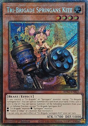 Tri-Brigade Springans Kitt [BPRO-EN025] Starlight Rare - Burst Protocol - Card Brawlers | Quebec | Canada |