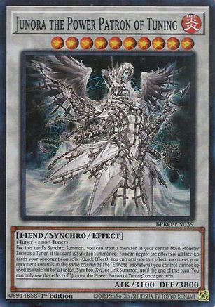 Junora the Power Patron of Tuning [BPRO-EN039] Super Rare - Burst Protocol - Card Brawlers | Quebec | Canada |
