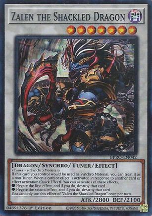 Zalen the Shackled Dragon [BPRO-EN042] Super Rare - Burst Protocol - Card Brawlers | Quebec | Canada |