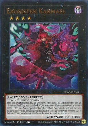Exosister Karmael [BPRO-EN044] Ultra Rare - Burst Protocol - Card Brawlers | Quebec | Canada |